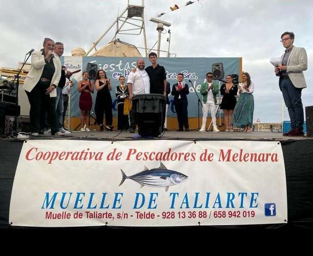 El ganador recibió el premio del propietario del restaurante La Cofradía de Taliarte/TA.